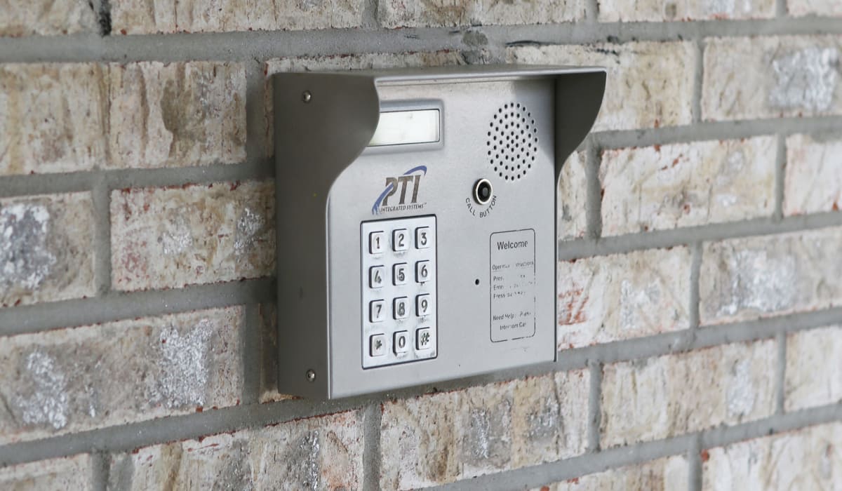 Keypad at at StoreSmart Self-Storage in Buford, Georgia