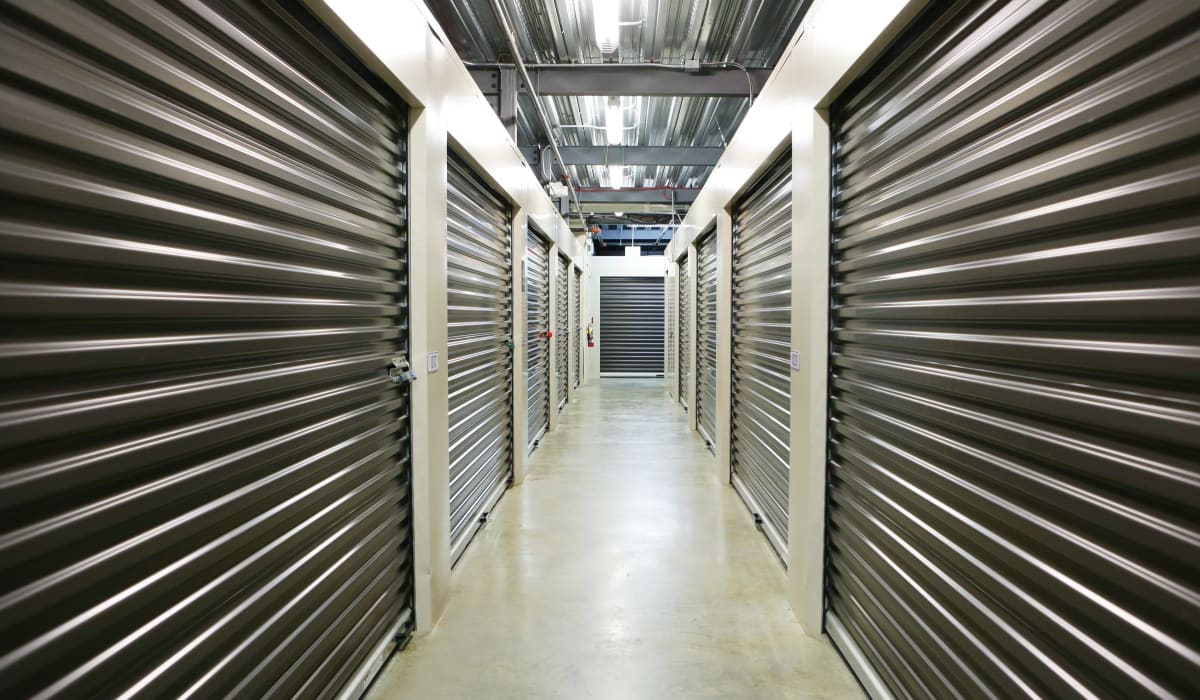 Interior units at StoreSmart Self-Storage in Buford, Georgia