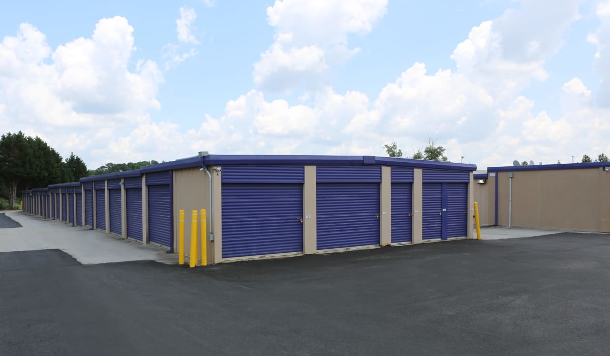 Drive-up units at StoreSmart Self-Storage in Loganville, Georgia