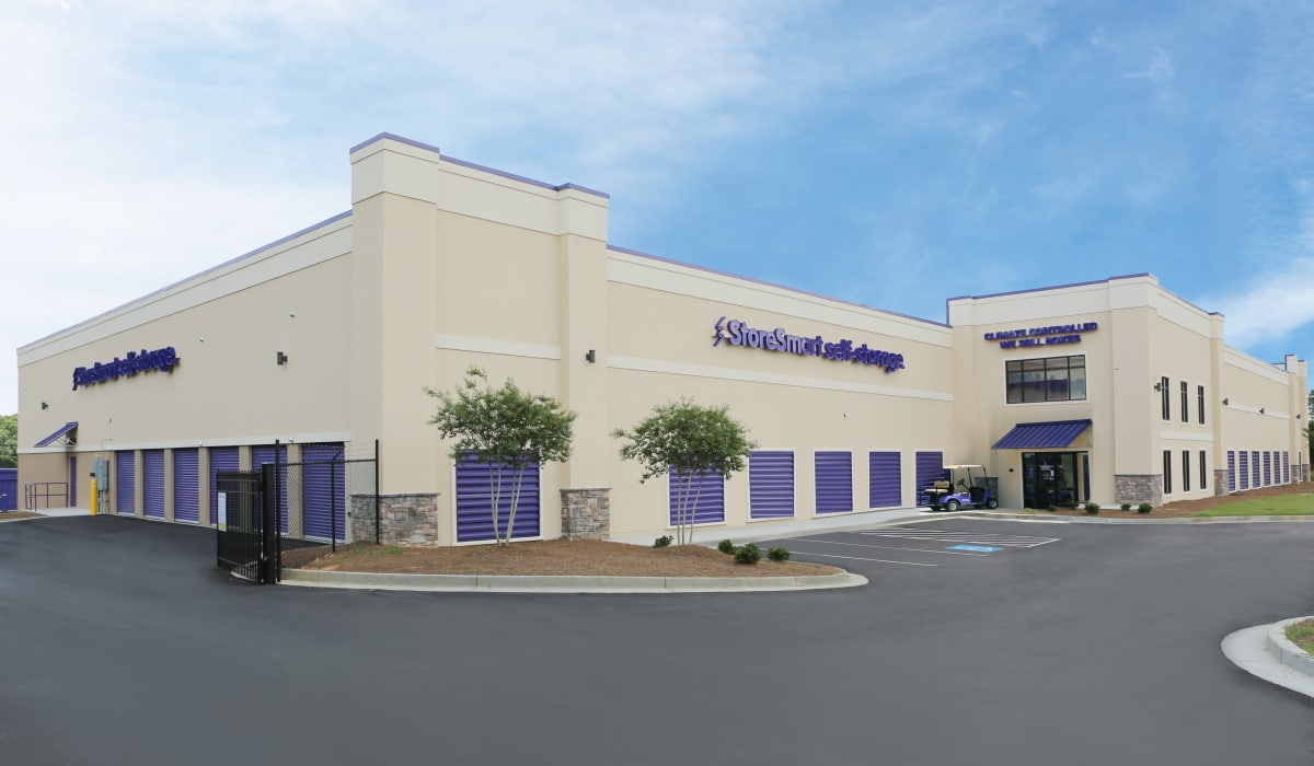Exterior of StoreSmart Self-Storage in Loganville, Georgia