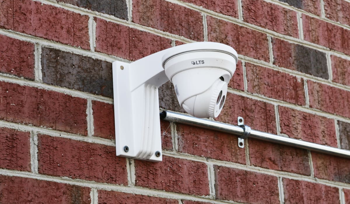 Security camera at StoreSmart Self-Storage in Fayetteville, North Carolina