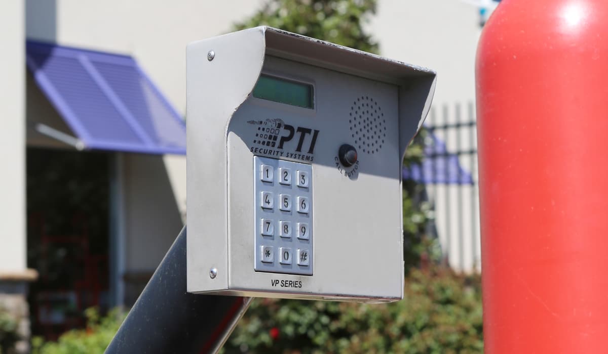 Keypad at StoreSmart Self-Storage in Conway, South Carolina