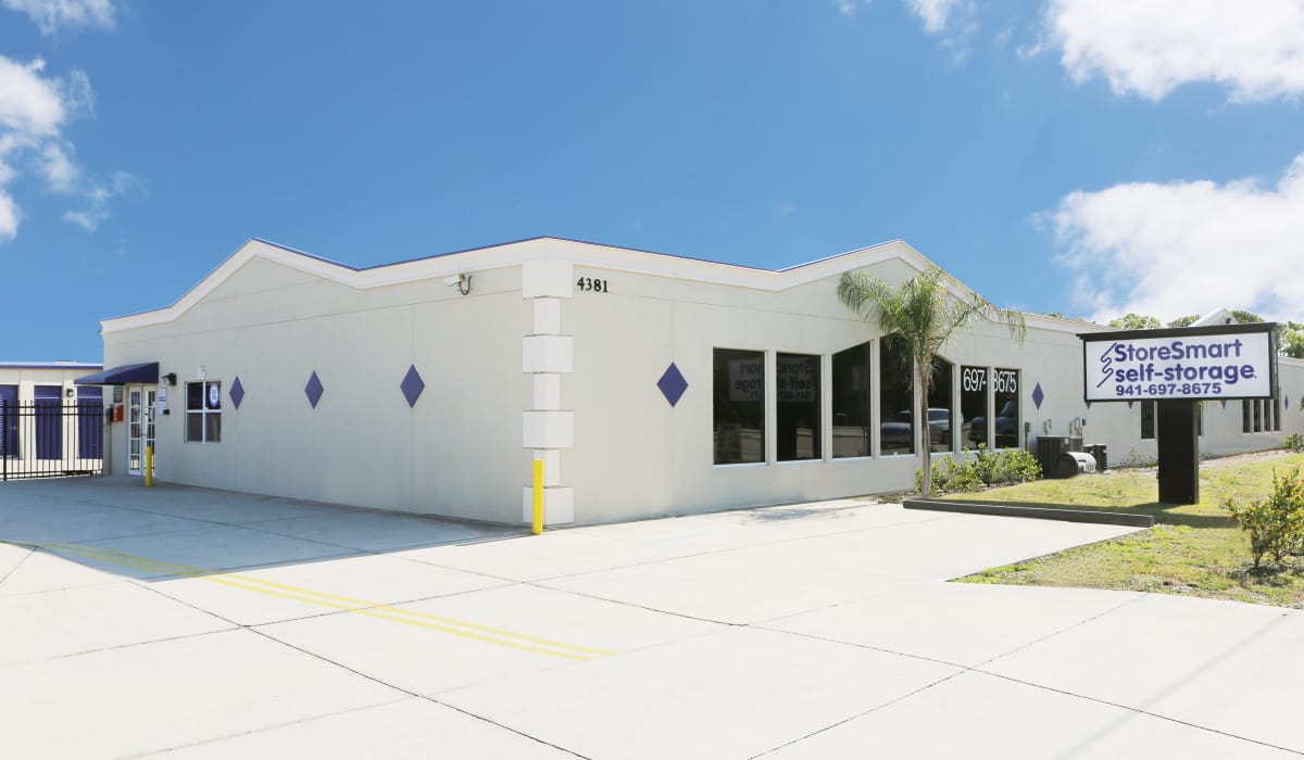 Exterior of StoreSmart Self-Storage in Englewood, Florida