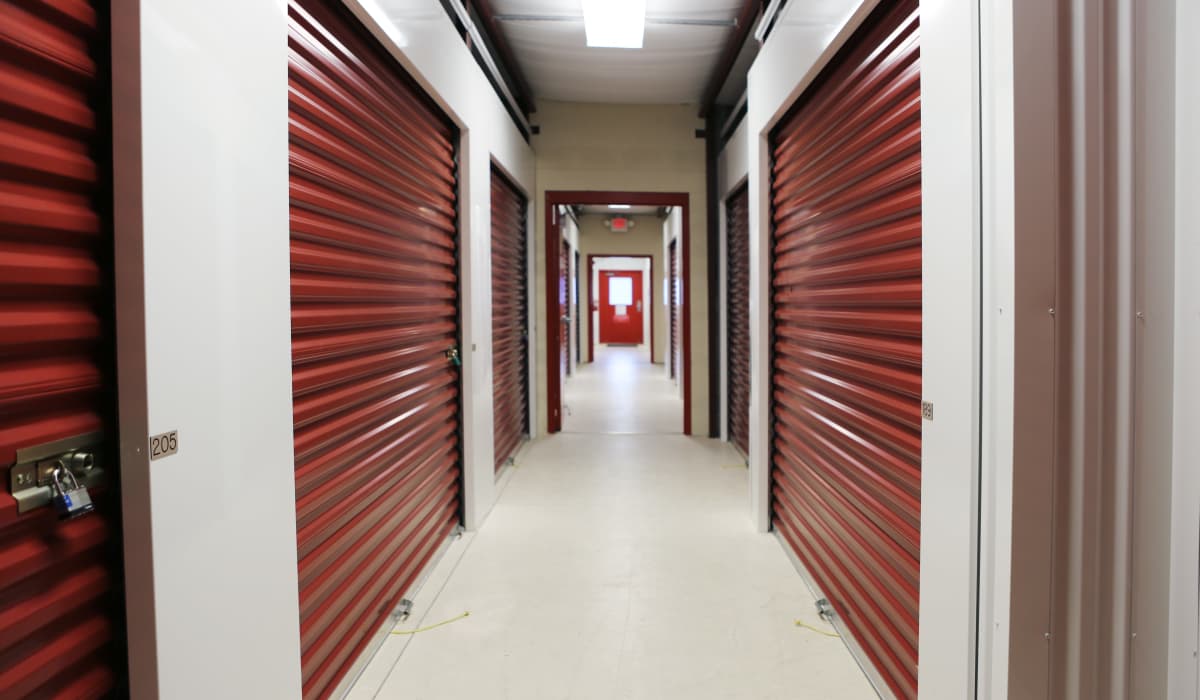 Interior units at StoreSmart Self-Storage in Englewood, Florida
