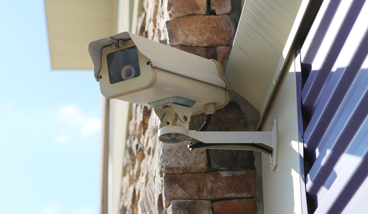 Security camera at StoreSmart Self-Storage in Columbia, South Carolina