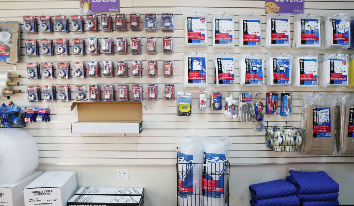 Supplies at StoreSmart Self-Storage in Columbia, South Carolina