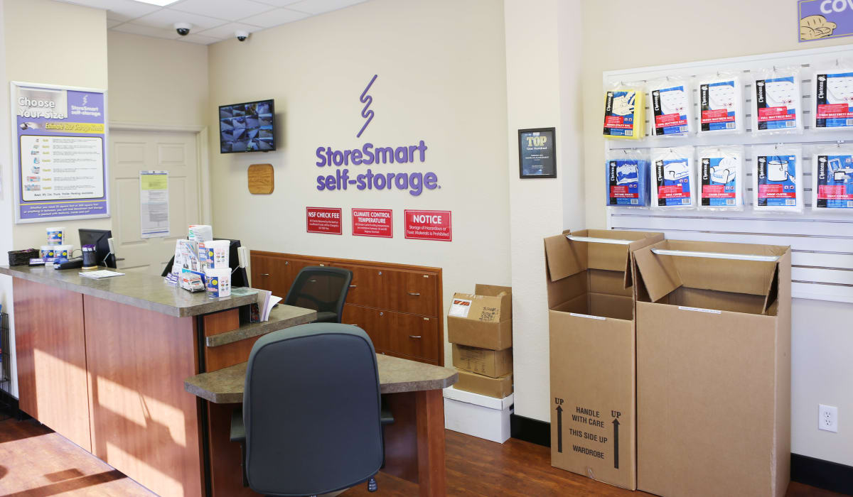 Office at StoreSmart Self-Storage in Rockledge, Florida