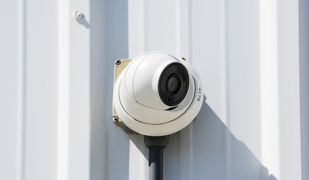 Right facing camera at StoreSmart Self-Storage in Melbourne, Florida