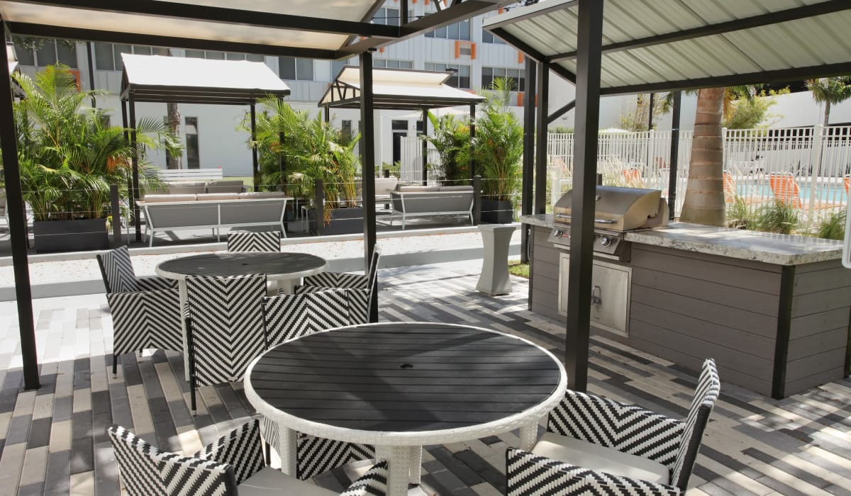 Barbecue area for resident use at Our Property in St Petersburg, Florida