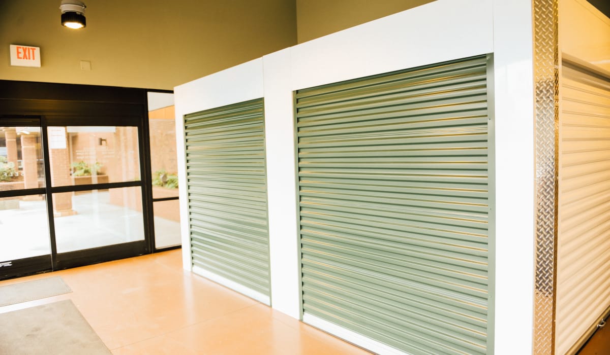 Storage units at LockBox Self Storage in Winston-Salem, North Carolina