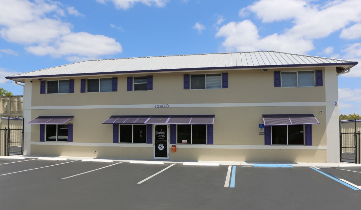 Outside of Midgard Self Storage in Lexington, South Carolina