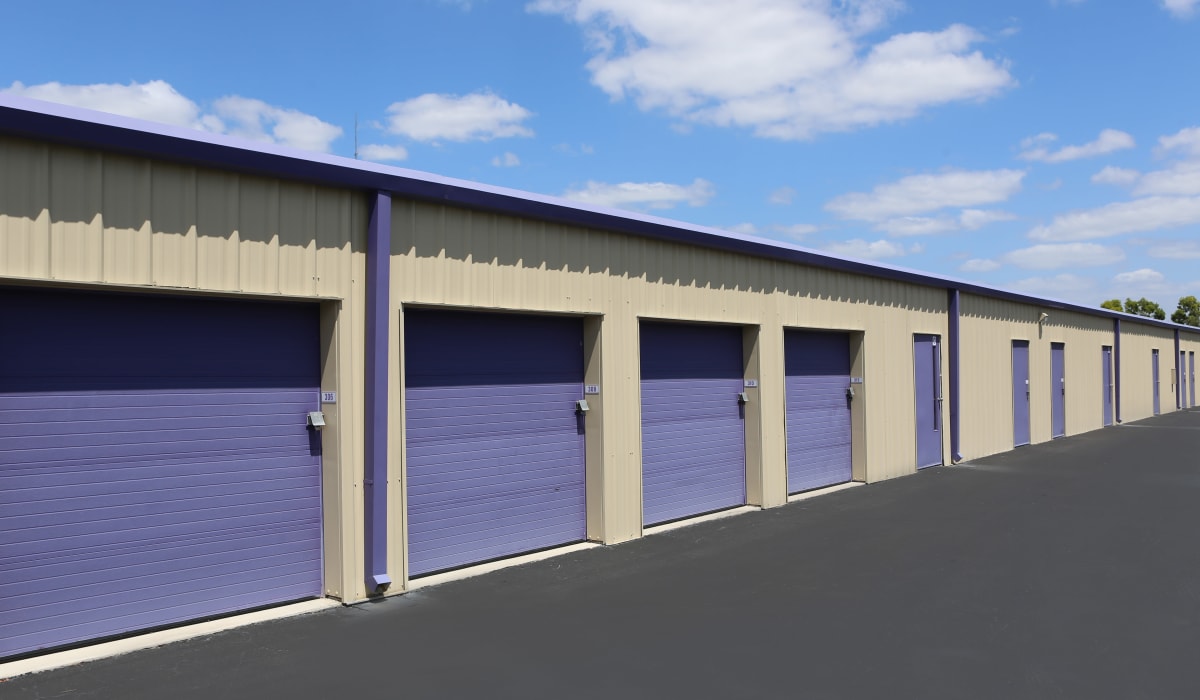 Exterior units at Midgard Self Storage in Lexington, South Carolina