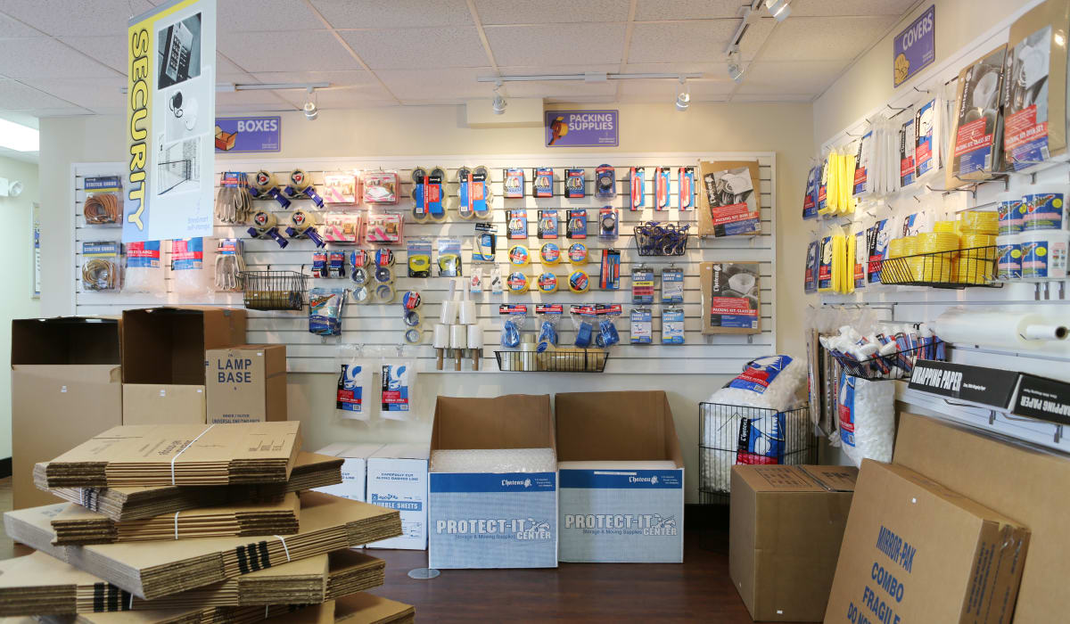 Inside the office at Midgard Self Storage in Lexington, South Carolina