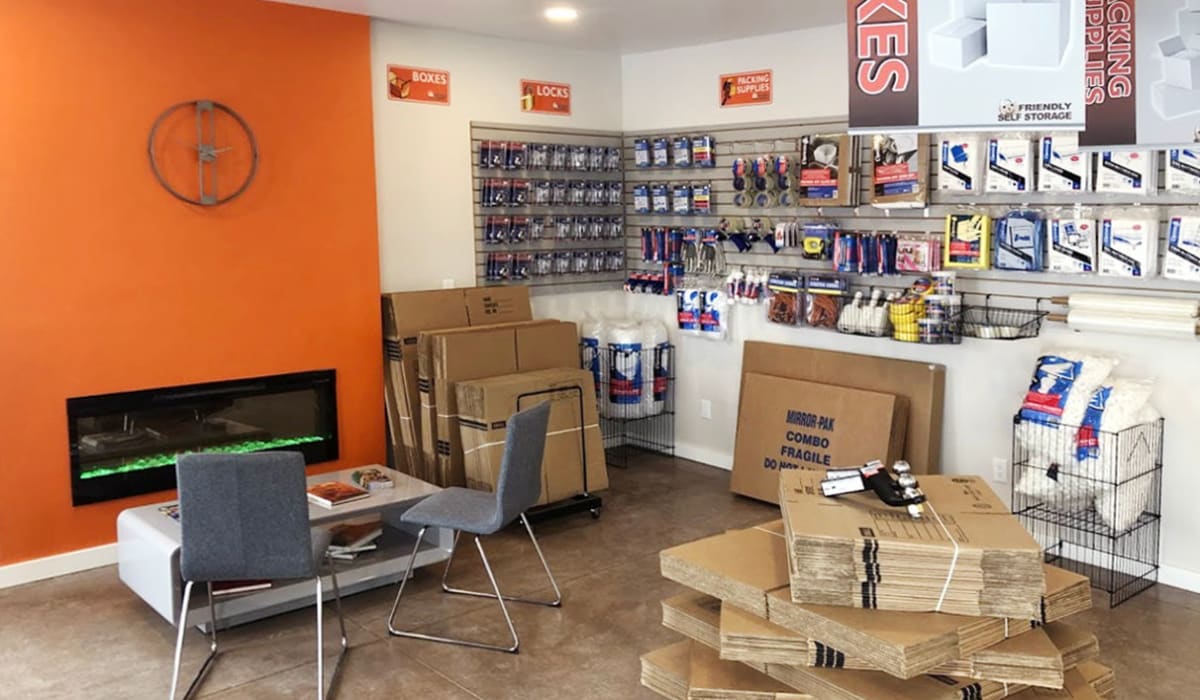 Packing supplies at Friendly Self Storage in Gypsum, Colorado
