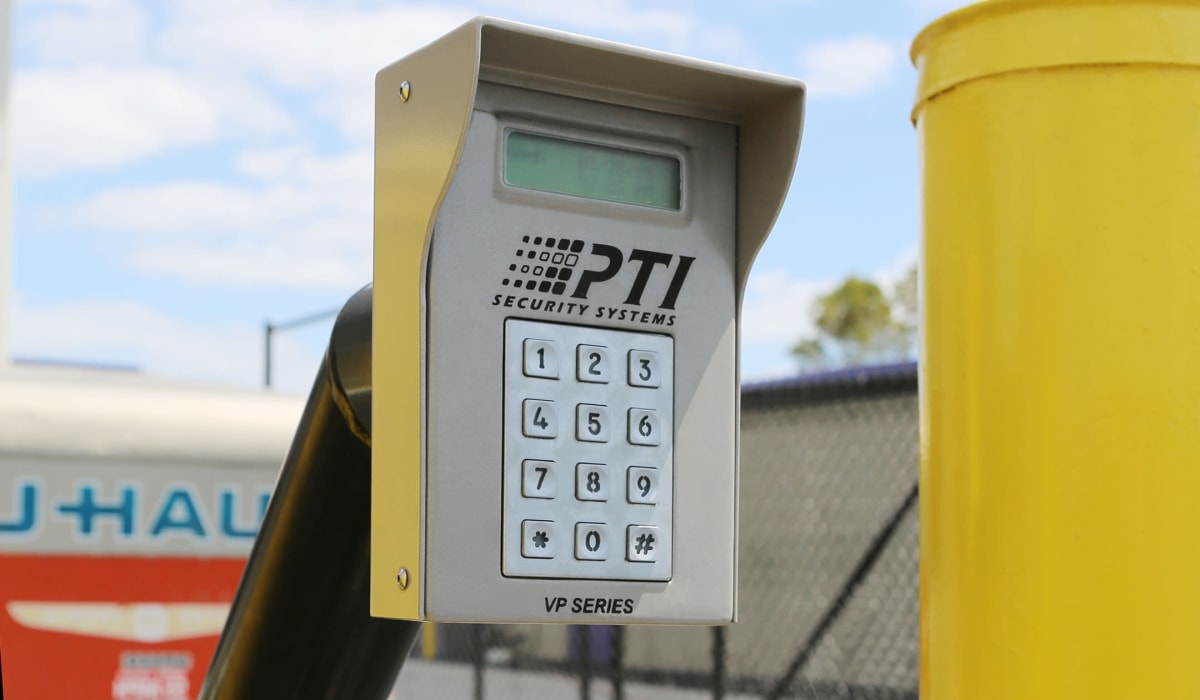 Keypad at Friendly Self Storage in Gypsum, Colorado