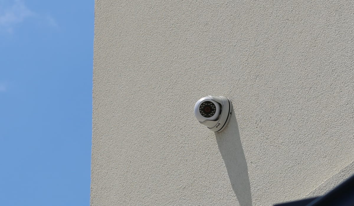Security camera at Midgard Self Storage in Roswell, GA