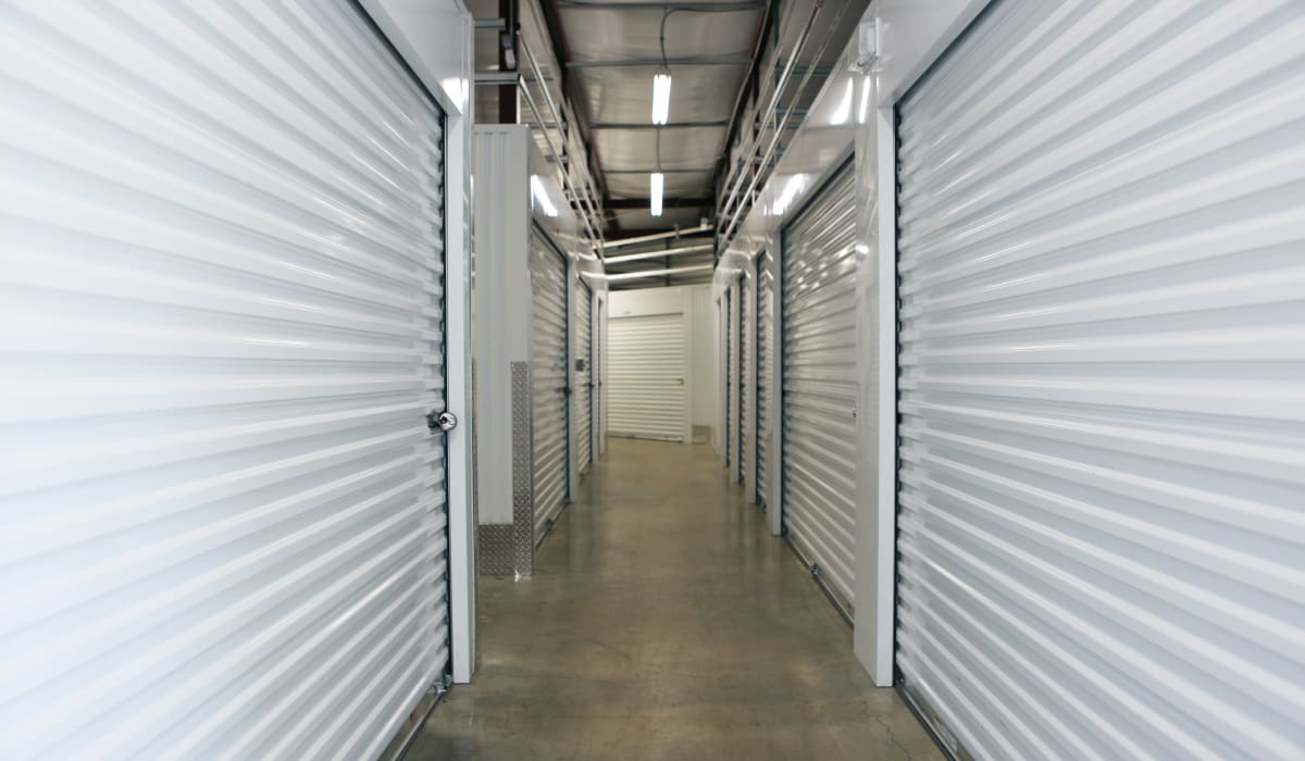 Interior units at Midgard Self Storage in Roswell, GA