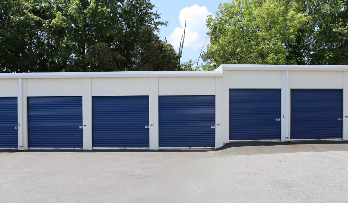 Exterior units at Midgard Self Storage in Roswell, GA