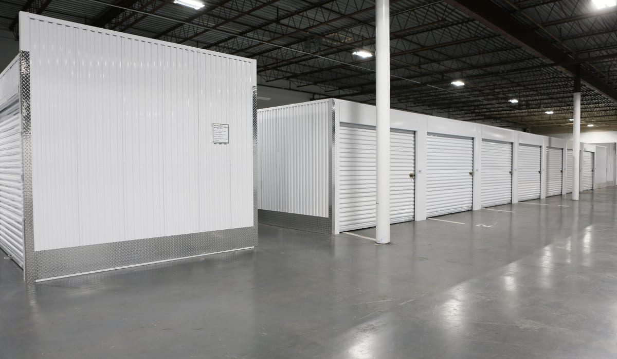 Interior units at Midgard Self Storage in Greenville, SC