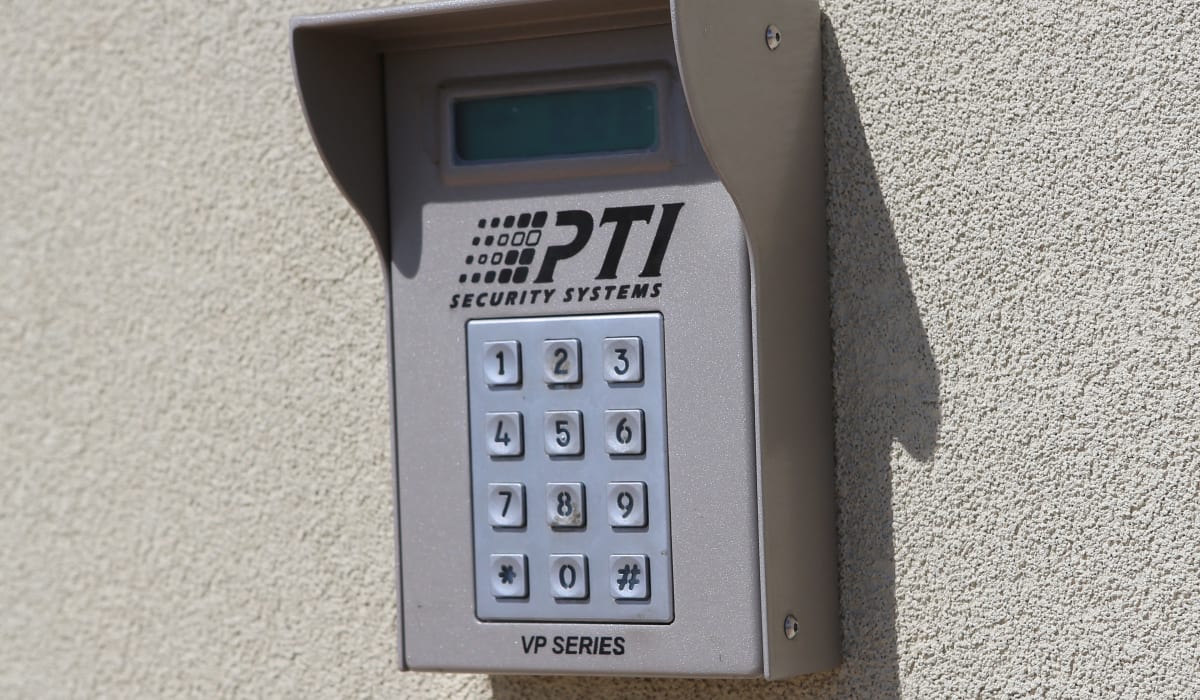 Keypad at Midgard Self Storage in Greenville, SC