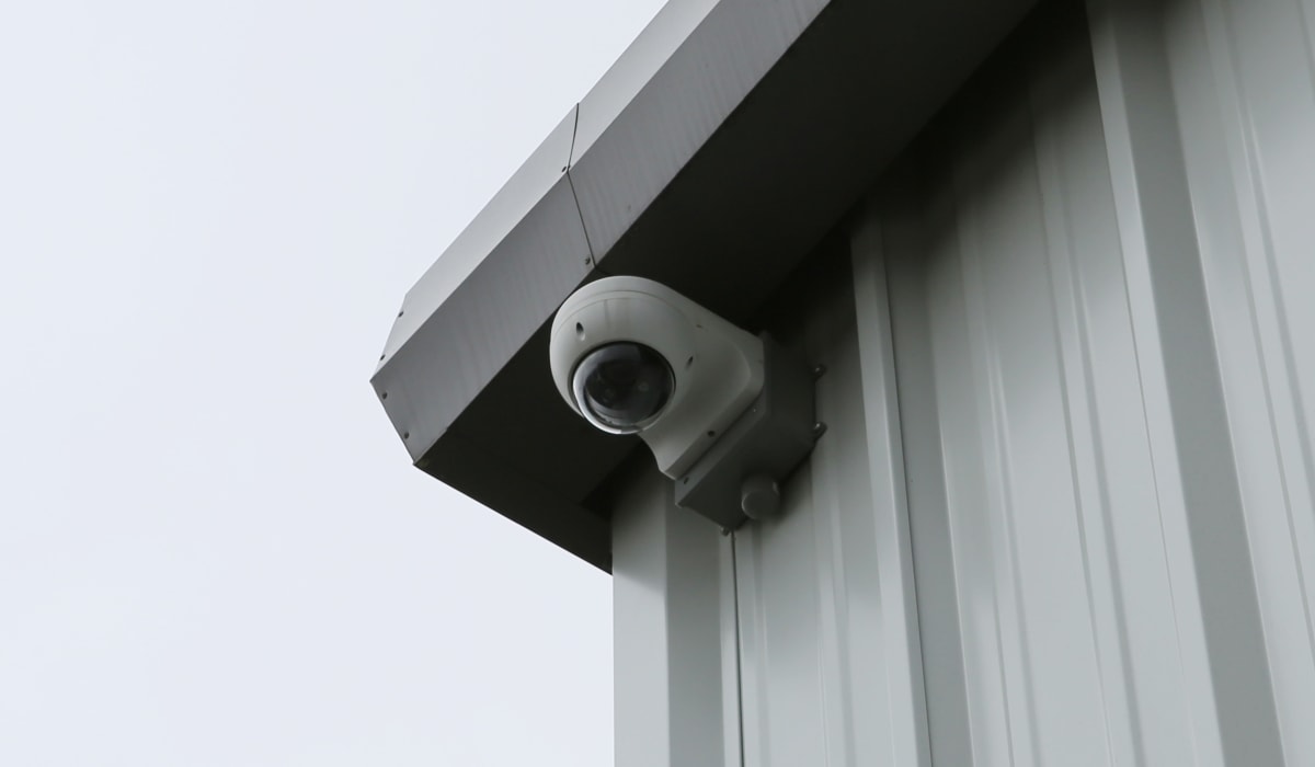 Security cameras at Midgard Self Storage in Lake Wylie, South Carolina