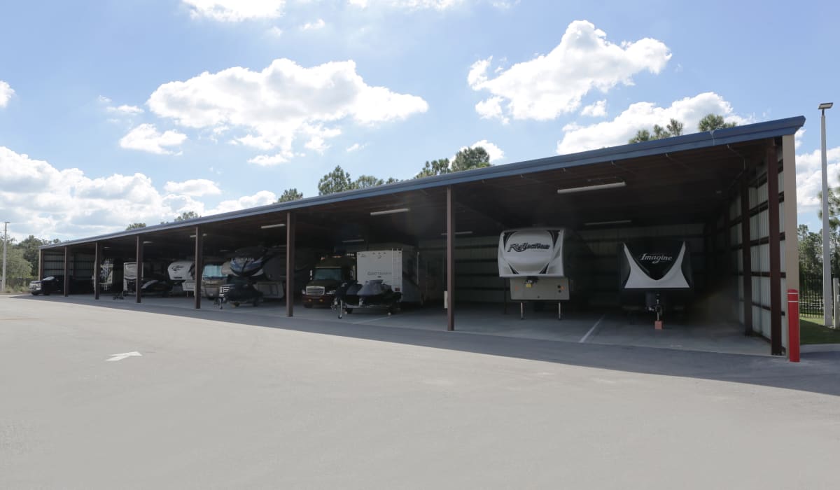 RV parking at Midgard Self Storage in Bradenton, FL