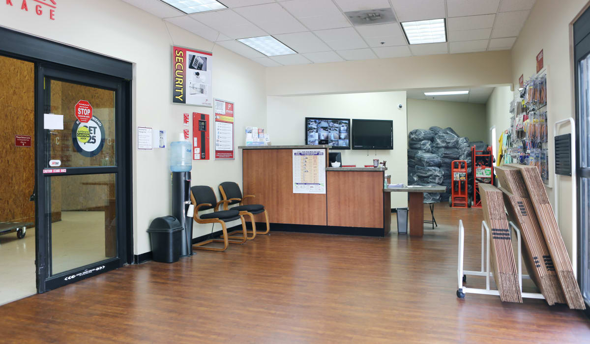 Leasing office at Jupiter Park Self Storage in Jupiter, FL