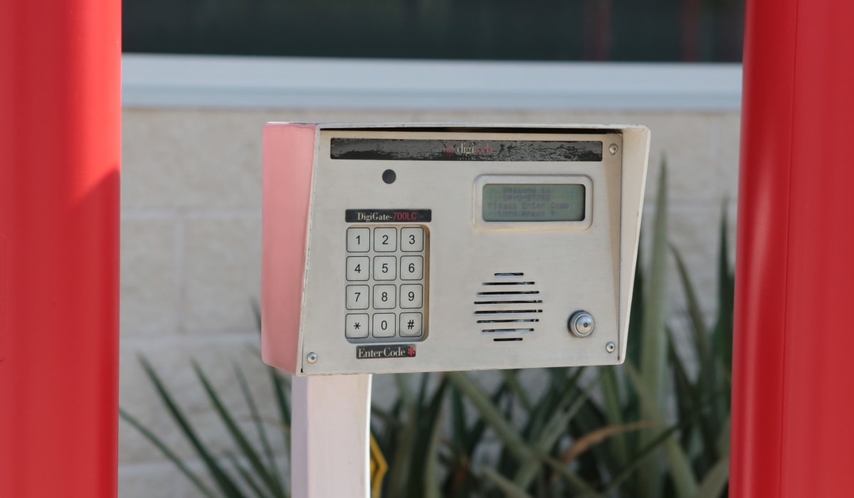 Keypad at Midgard Self Storage in Lutz, FL