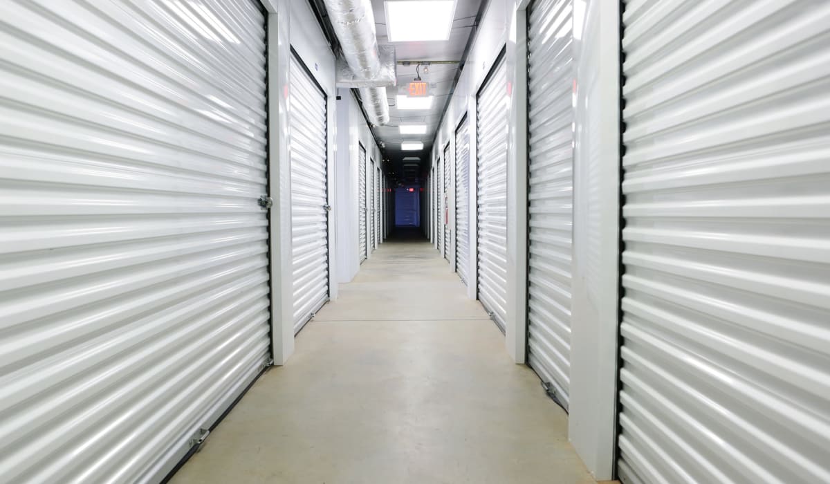 Climate-controlled storage at Midgard Self Storage in Florence, Alabama