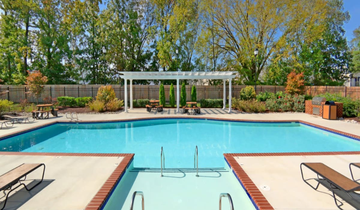 A beautiful swimming pool at Denbigh Village in Newport News, Virginia