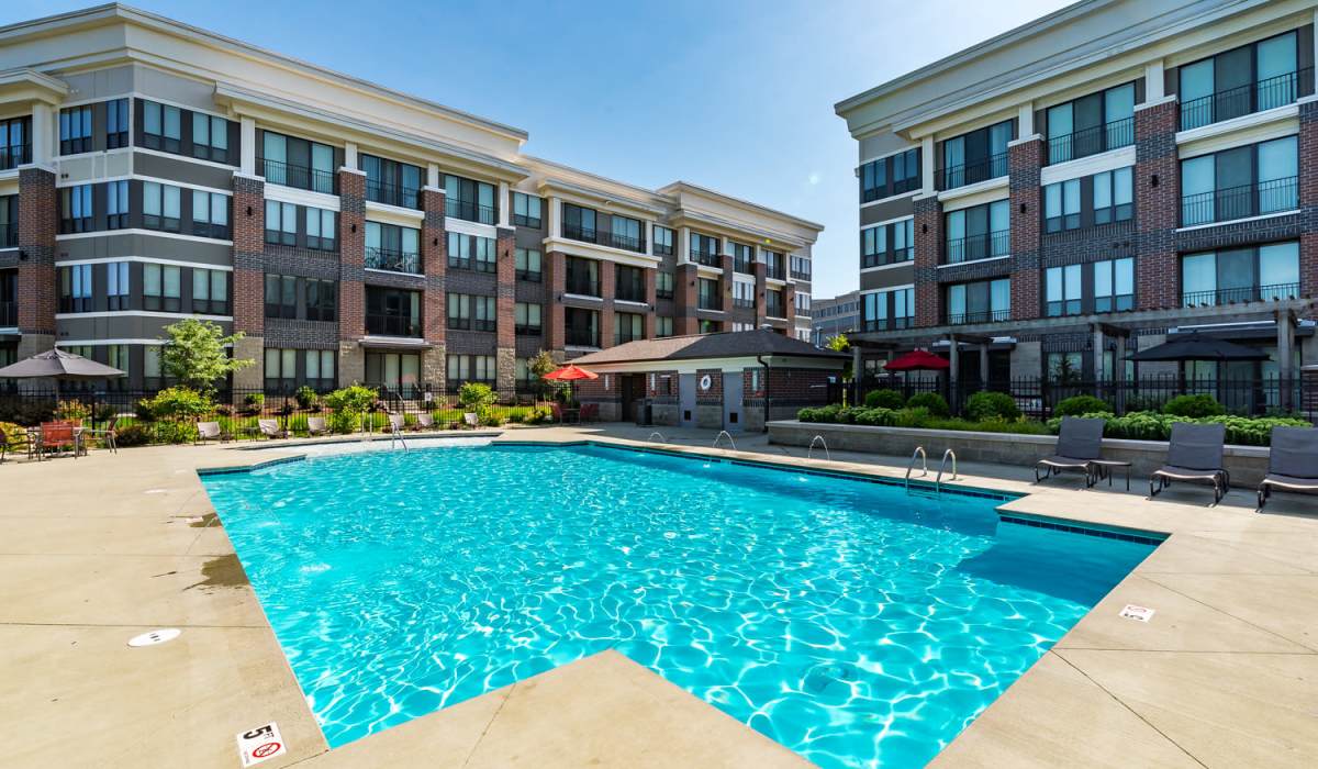 Swimming pool at Latitude at Deerfield Crossing in Mason, Ohio