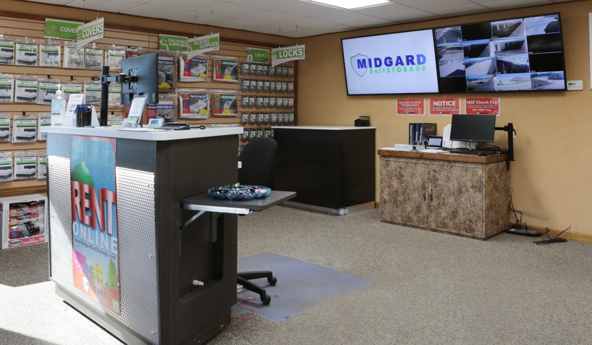 Office of Midgard Self Storage in Eastanollee, Georgia