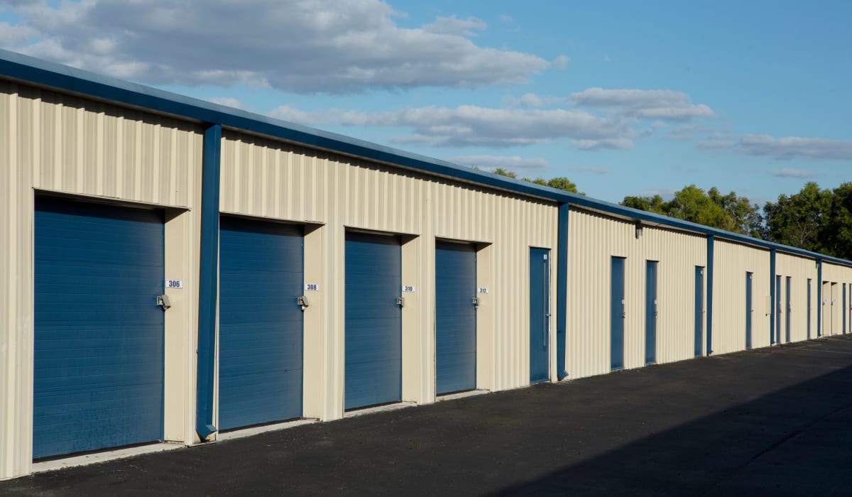 Drive up units at Midgard Self Storage in Naples, FL