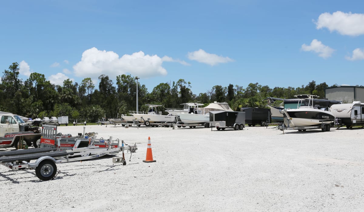 RV lot at Midgard Self Storage in Naples, FL