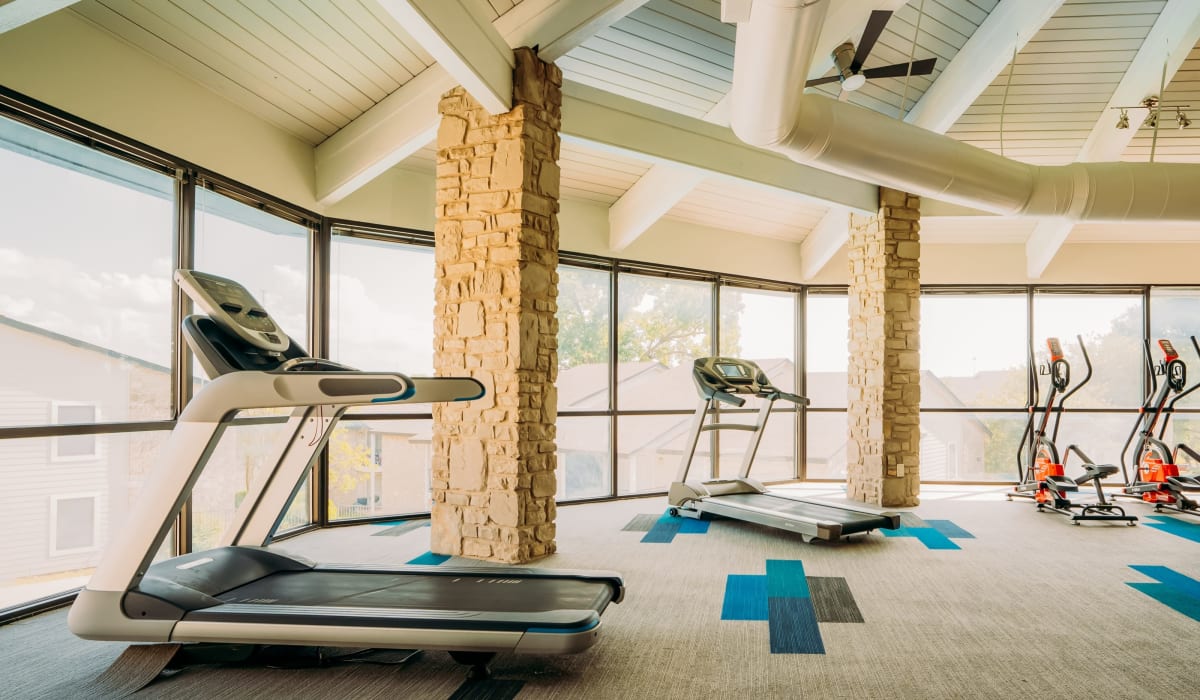 Onsite fitness center at Pearl Park in San Antonio, Texas
