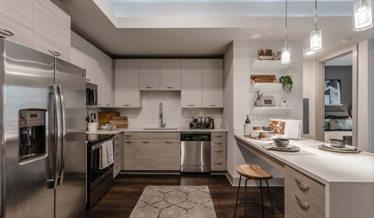 Kitchen with Dining Area The Shay in Nashville, Tennessee