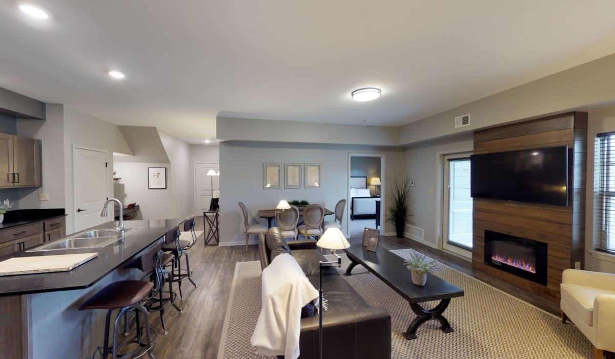 Model apartment at Fireside Apartments in Williamsville, New York
