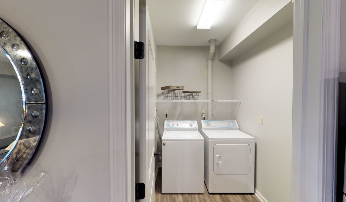 Laundry room at Fireside Apartments in Williamsville, New York