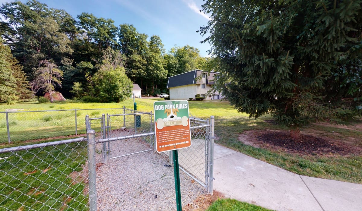 Dog park at Tanglewood Apartments & Townhomes in Erie, Pennsylvania