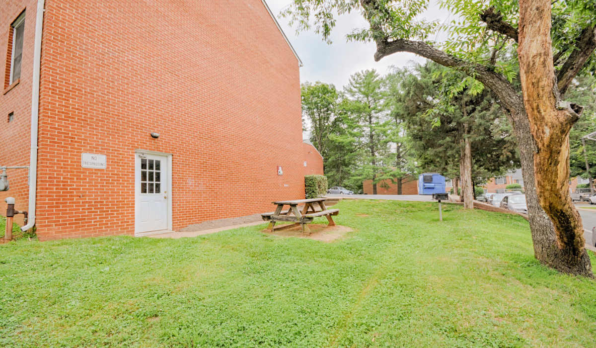 Garden-style apartments at Berkshire and Barter Court Apartments in Charlottesville, Virginia