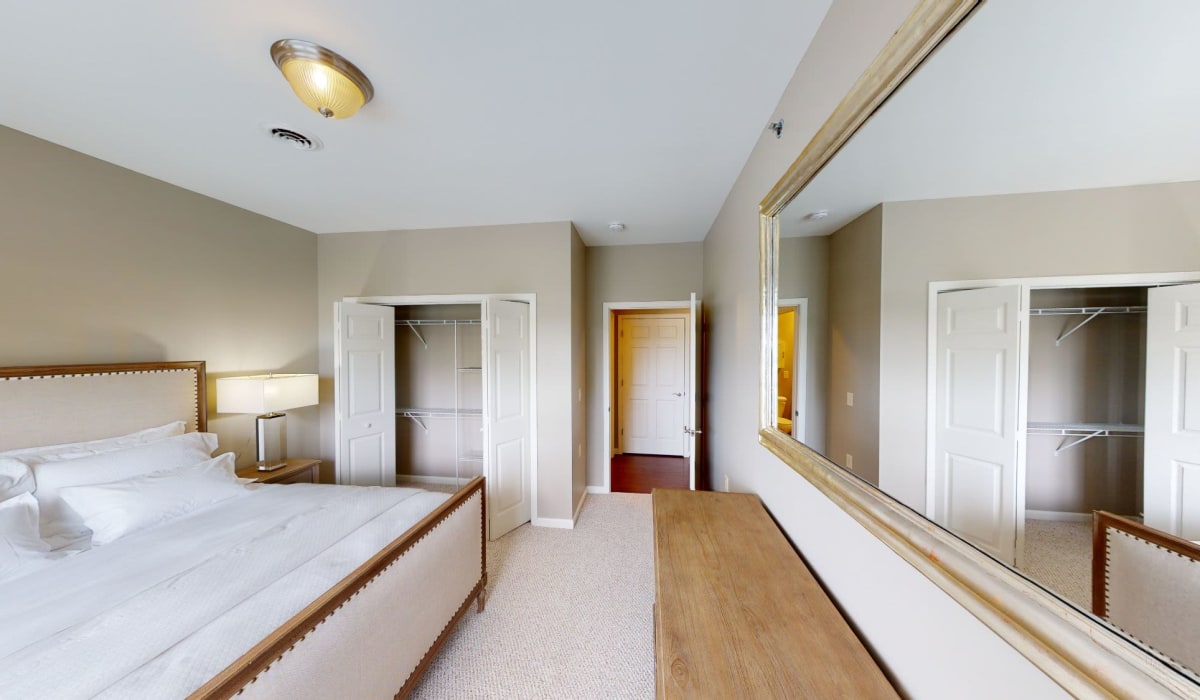 Master bedroom at Park Lane South Apartments in Depew, New York