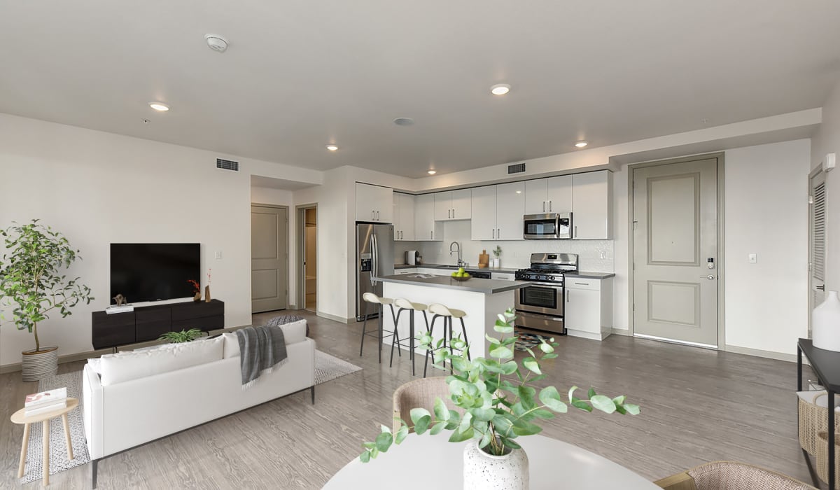 Apartments for Rent in Folsom, CA - The Pique - Open-Concept Dining Area with Access to Living Room and Kitchen