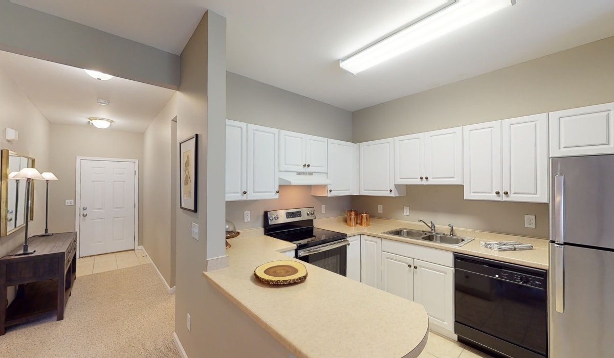 Kitchen at Park Lane Apartments in Depew, New York