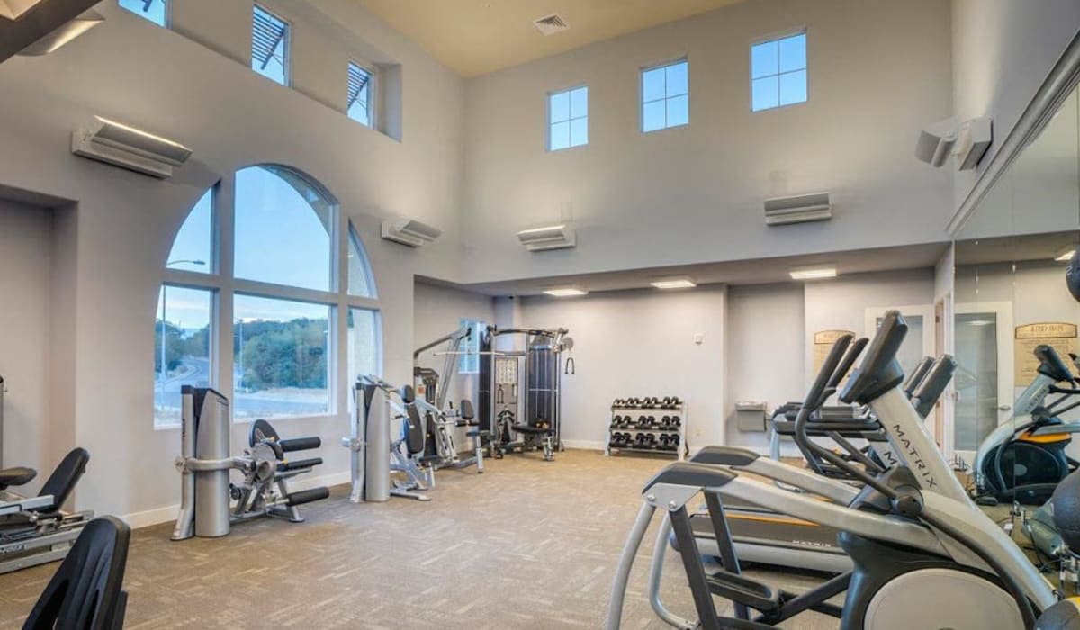 Large fitness center at Pearl Creek in Roseville, California