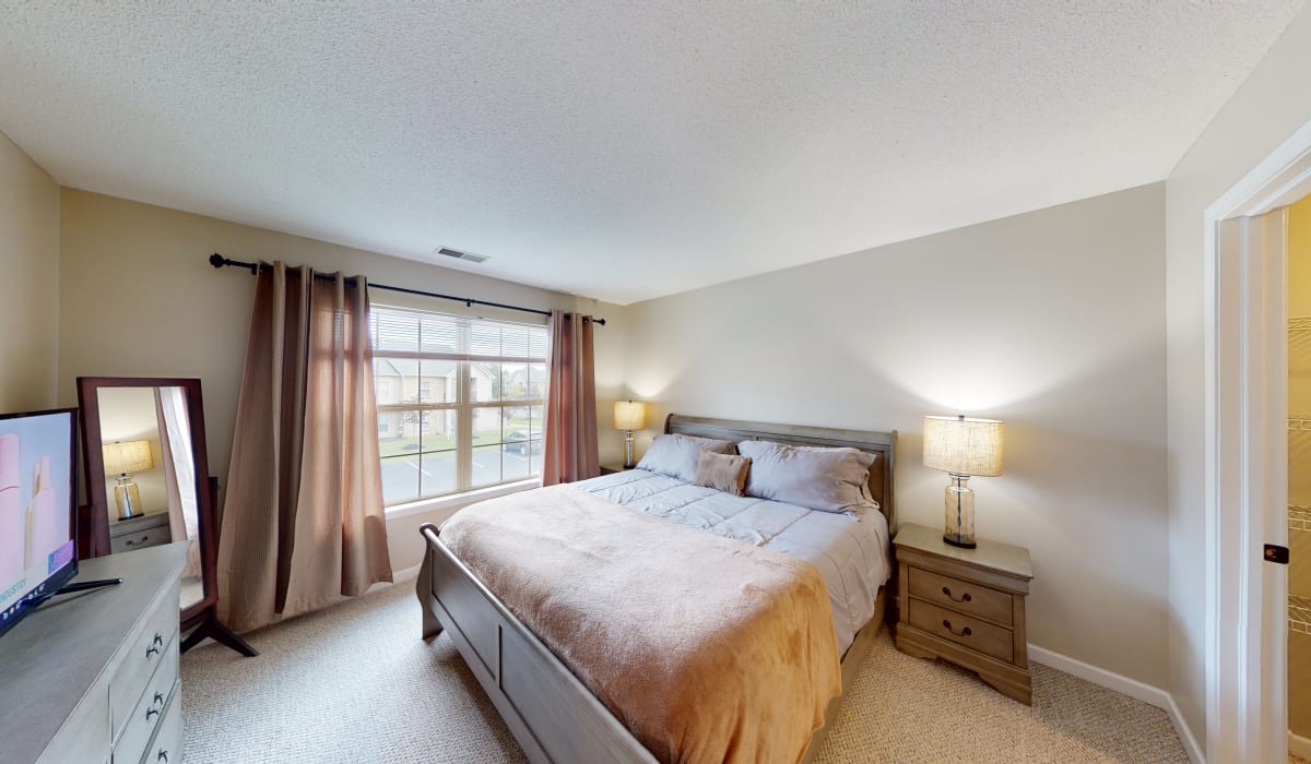 Large bedroom at Coventry Apartments in Williamsville, New York