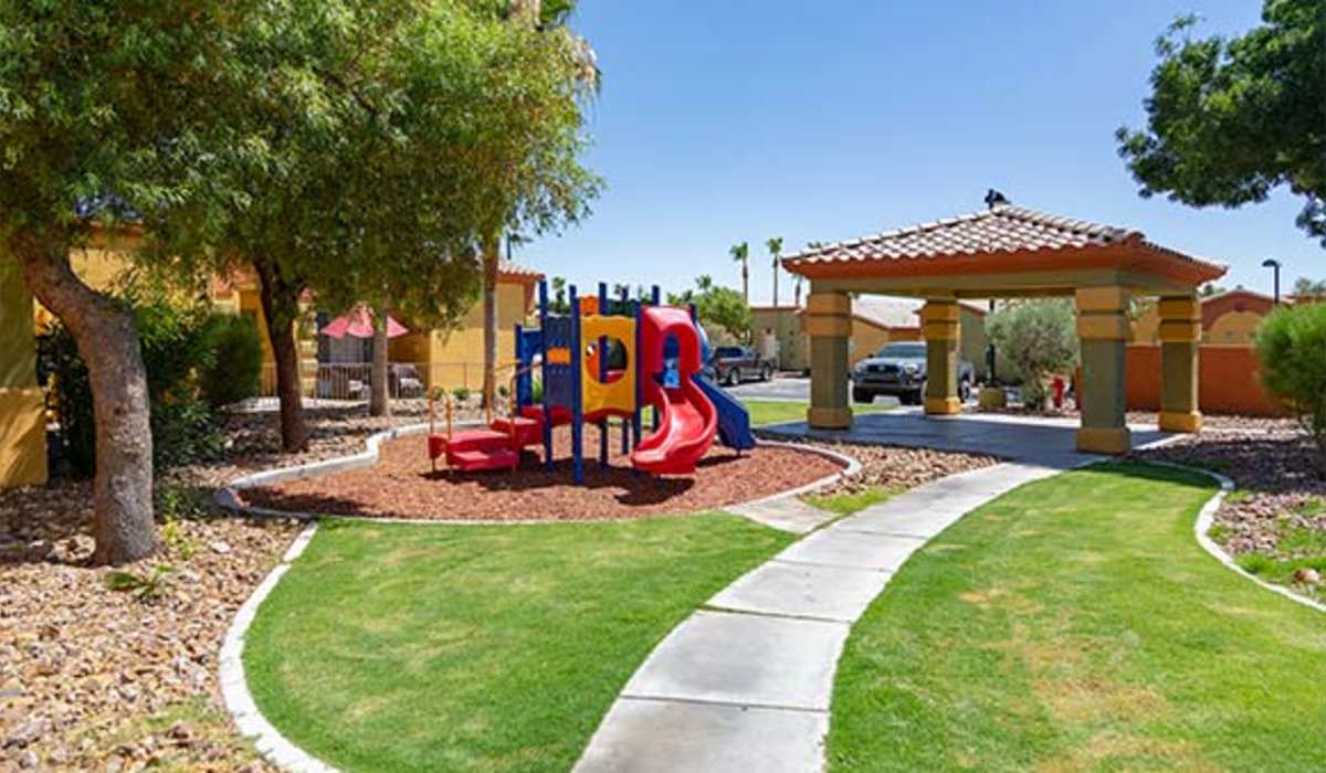 Playground at La Serena at the Parque in North Las Vegas, Nevada