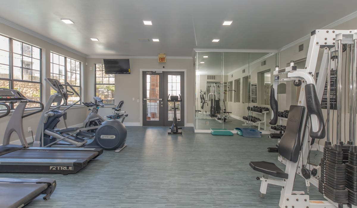 Our fitness center at Devi at Valley Ranch in Irving, Texas