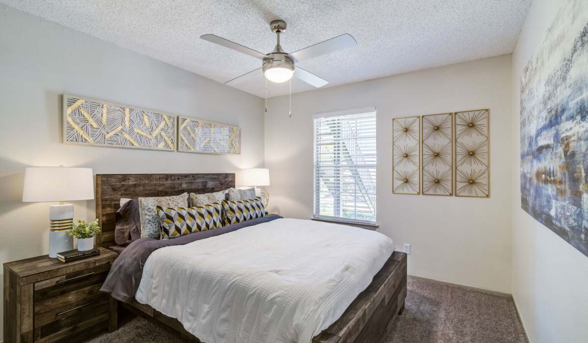 bedroom at Belmont Estates in Arlington, Texas