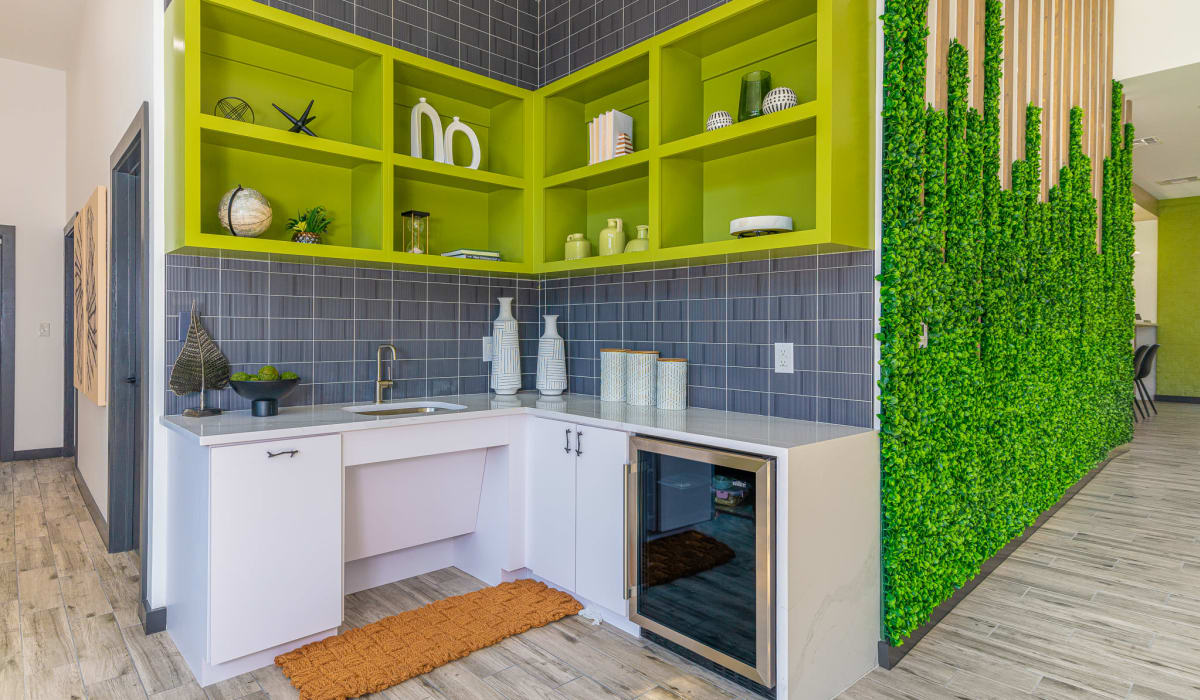 Small kitchen at Birch Apartment Homes in Dallas, Texas