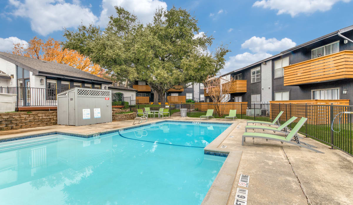 Pool at  Emmitt Luxury Apartments in Haltom City, Texas